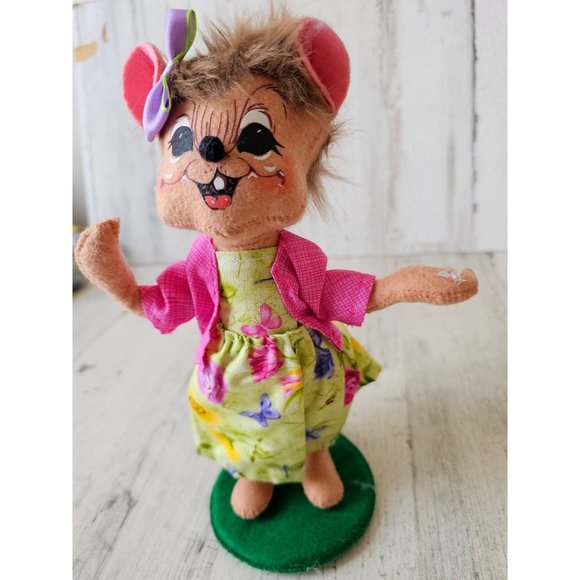 Annalee spring girl dress mouse Easter butterfly dance parade - Picture 1 of 9